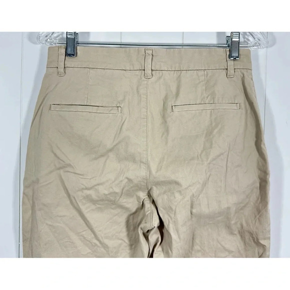 NWT H&M LOGG Label of Graded Goods Beige Khaki Pants Slim Fit Size 6 - Picture 4 of 9